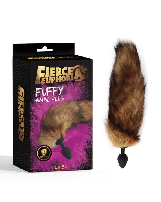 Анальна пробка - Fierce Euphoria Furry Anal Plug Анальна пробка - Fierce Euphoria Furry Anal Plug