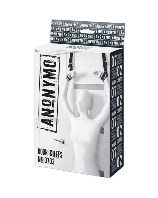 Фіксатори для рук - Anonymo hand clamps, polyester, silver, 23 cm Фіксатори для рук - Anonymo hand clamps, polyester, silver, 23 cm