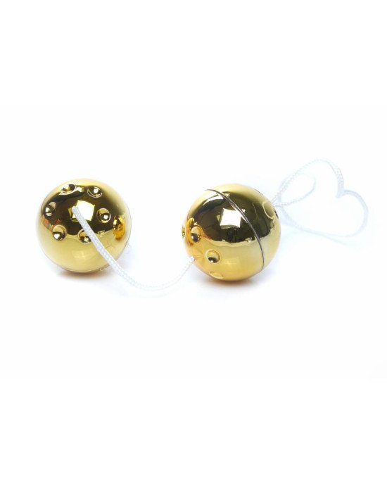 Вагінальні кульки - Duo-Balls Gold Вагінальні кульки - Duo-Balls Gold