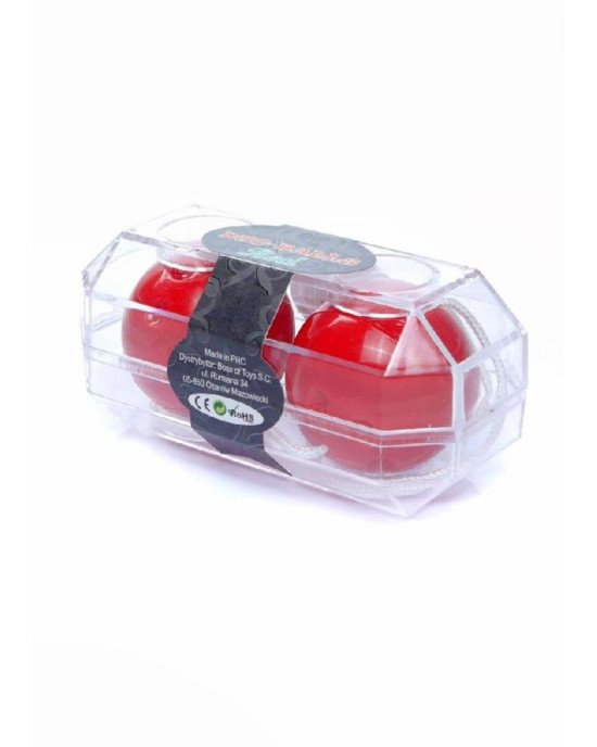 Вагінальні кульки - Duo-Balls Red Вагінальні кульки - Duo-Balls Red