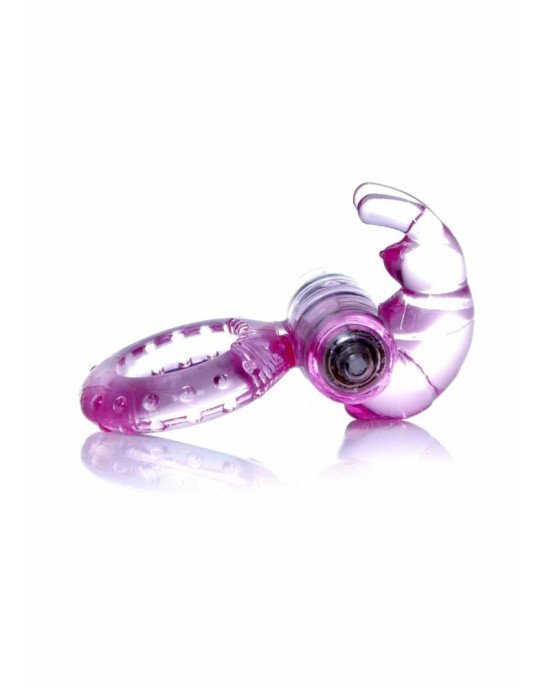 Ерекційне кільце - Rabbit Vibro Cockring Pink Ерекційне кільце - Rabbit Vibro Cockring Pink
