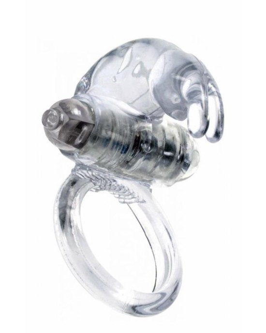 Ерекційне кільце - Rabbit Vibro CockRing Clear Ерекційне кільце - Rabbit Vibro CockRing Clear
