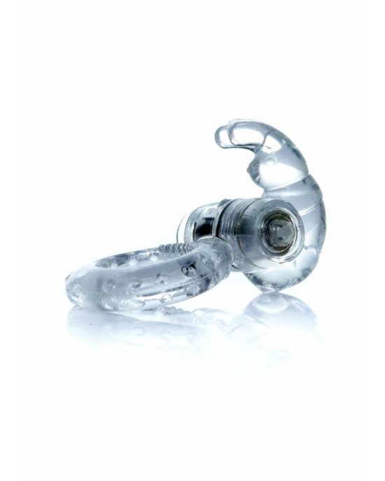 Ерекційне кільце - Rabbit Vibro CockRing Clear Ерекційне кільце - Rabbit Vibro CockRing Clear