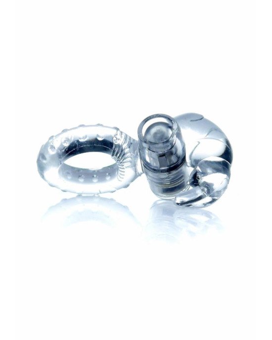 Ерекційне кільце - Rabbit Vibro CockRing Clear Ерекційне кільце - Rabbit Vibro CockRing Clear
