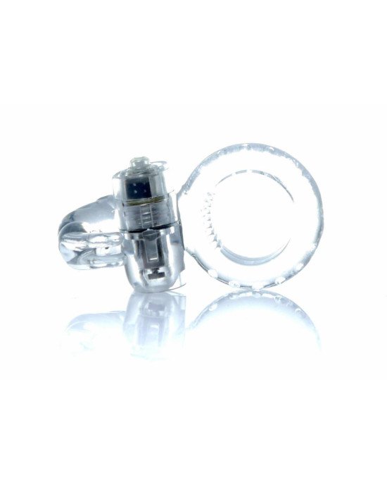 Ерекційне кільце - Rabbit Vibro CockRing Clear Ерекційне кільце - Rabbit Vibro CockRing Clear
