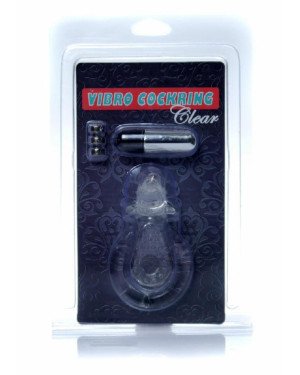 Ерекційне кільце - Dolphin Vibro CockRing Clear Ерекційне кільце - Dolphin Vibro CockRing Clear