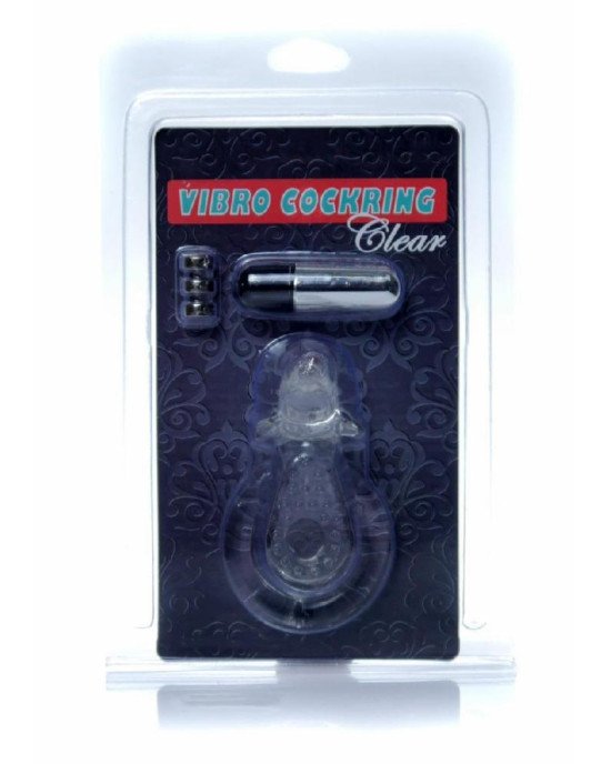 Ерекційне кільце - Dolphin Vibro CockRing Clear Ерекційне кільце - Dolphin Vibro CockRing Clear
