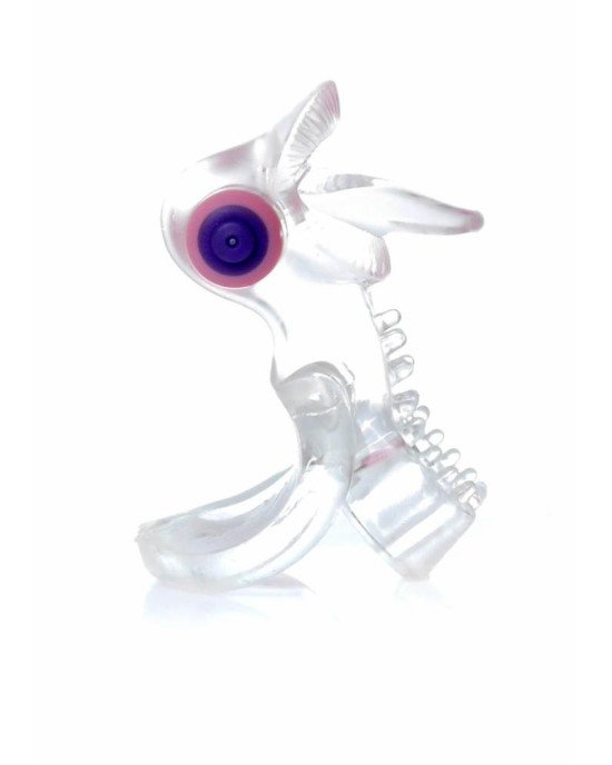 Ерекційне кільце - Tongue Vibro CockRing Clear Ерекційне кільце - Tongue Vibro CockRing Clear