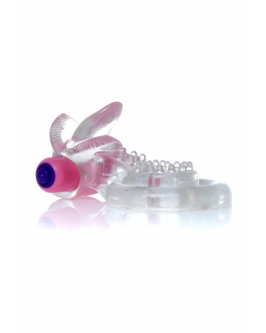 Ерекційне кільце - Tongue Vibro CockRing Clear Ерекційне кільце - Tongue Vibro CockRing Clear
