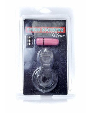 Ерекційне кільце - Tongue Vibro CockRing Clear Ерекційне кільце - Tongue Vibro CockRing Clear