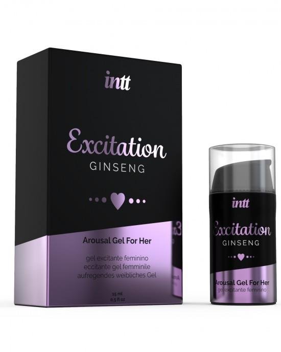 Збуджуючий гель для жінок - Intt Excitation Ginseng, 15 мл Збуджуючий гель для жінок - Intt Excitation Ginseng, 15 мл