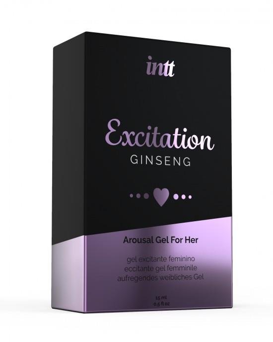 Збуджуючий гель для жінок - Intt Excitation Ginseng, 15 мл Збуджуючий гель для жінок - Intt Excitation Ginseng, 15 мл