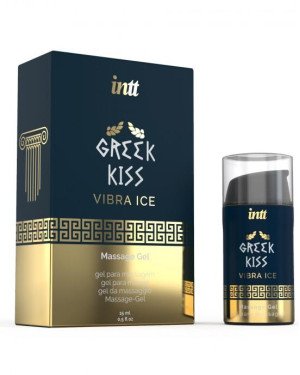 Гель для анальної стимуляції - Intt Greek Kiss Vibra Ice, 15 мл