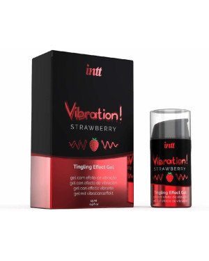 Рідкий Вібратор - Intt Vibration! Strawberry, 15 мл Рідкий Вібратор - Intt Vibration! Strawberry, 15 мл
