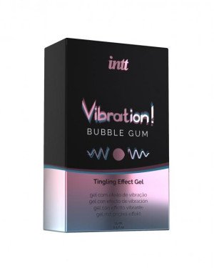 Рідкий вібратор - Intt Vibration! Bubble Gum, 15 мл
