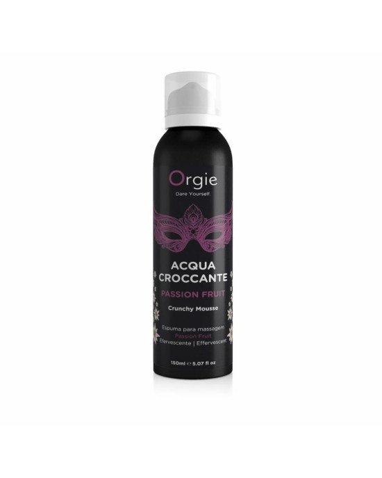 Хрусткий мус для масажу - Orgie Acqua Croccante Passion Fruit, 150 мл Хрусткий мус для масажу - Orgie Acqua Croccante Passion Fruit, 150 мл