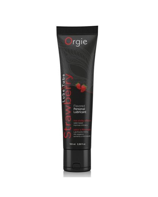 Лубрикант - Orgie Lube Tube Strawberry, 100 мл Лубрикант - Orgie Lube Tube Strawberry, 100 мл