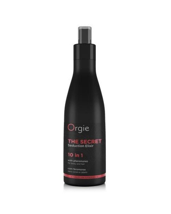 Спрей для тіла та волосся з феромонами - Orgie The Secret Seduction Elixir 10 in 1, 200 мл Спрей для тіла та волосся з феромонами - Orgie The Secret Seduction Elixir 10 in 1, 200 мл