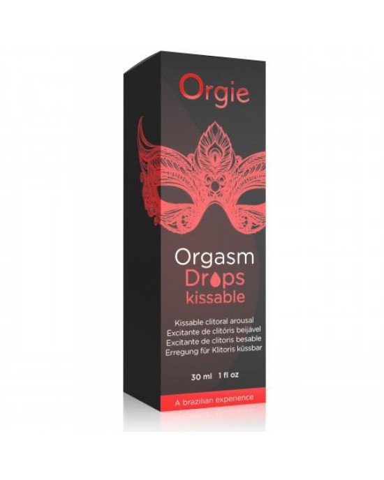 Збуджуючі краплі для клітора - Orgie Orgasm Drops Kissable, 30 мл Збуджуючі краплі для клітора - Orgie Orgasm Drops Kissable, 30 мл