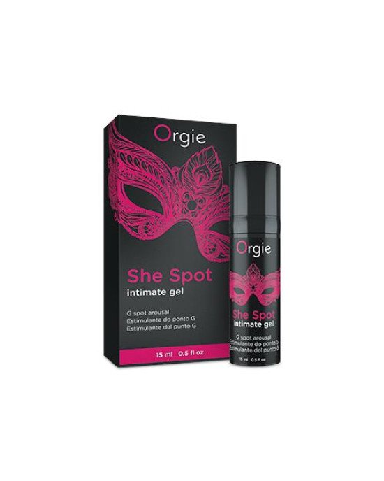 Збуджуючий гель для G-точки - Orgie She Spot Intimate Gel G-Spot Arousal, 15 мл Збуджуючий гель для G-точки - Orgie She Spot Intimate Gel G-Spot Arousal, 15 мл