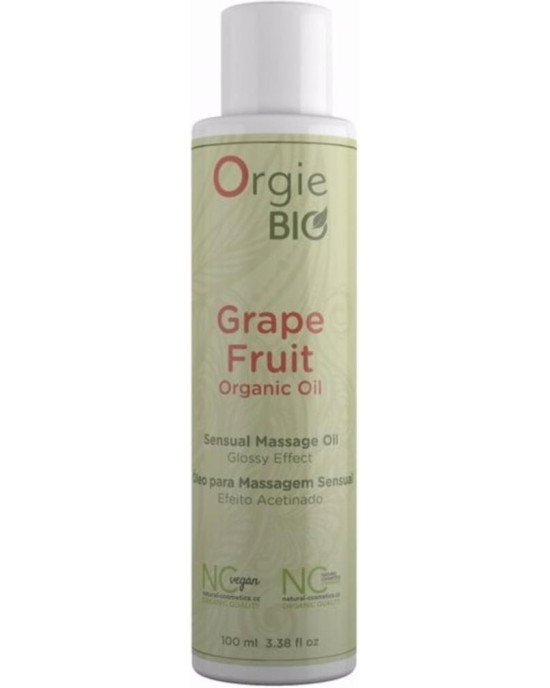 Масажна олія - Orgie Bio Grape Fruit Organic Oil, 100 мл Масажна олія - Orgie Bio Grape Fruit Organic Oil, 100 мл