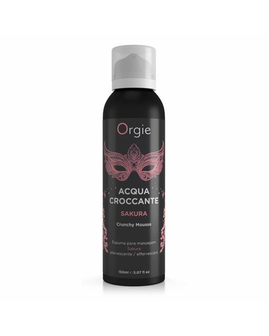 Хрусткий мус для масажу - Orgie Acqua Croccante Sakura, 150 мл Хрусткий мус для масажу - Orgie Acqua Croccante Sakura, 150 мл