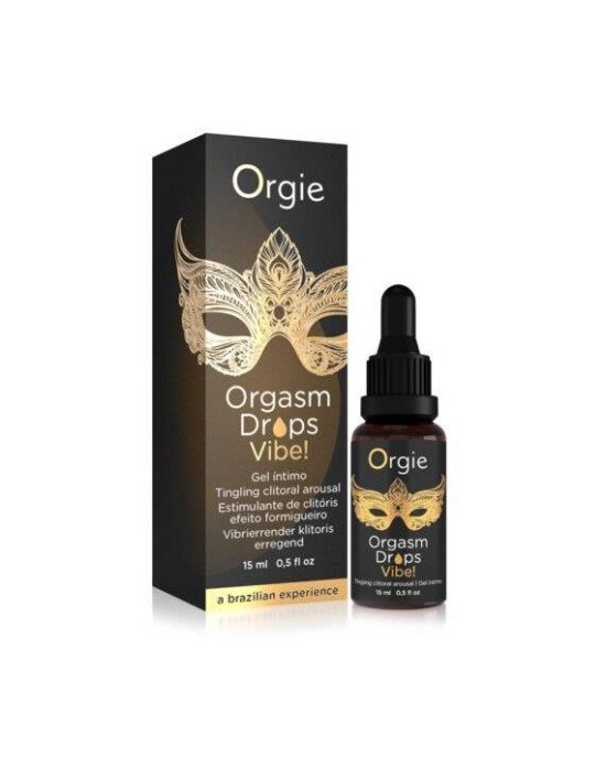 Збуджуючі краплі для клітора - Orgie Orgasm Drops Vibe! Peach Flavor, 30 мл Збуджуючі краплі для клітора - Orgie Orgasm Drops Vibe! Peach Flavor, 30 мл
