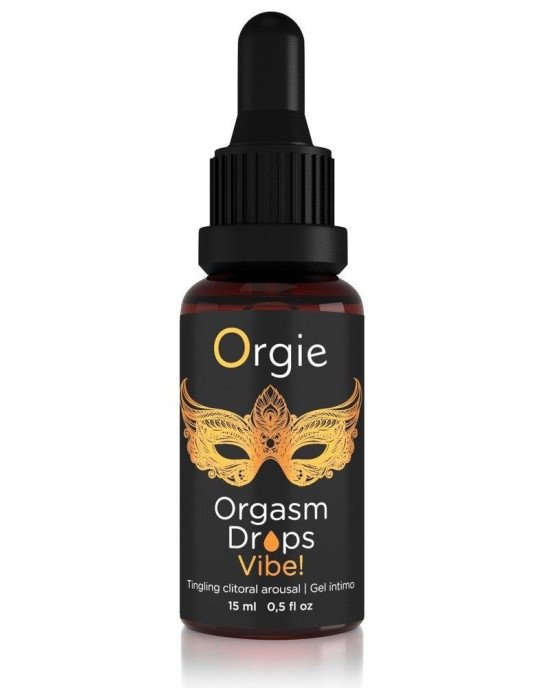 Збуджуючі краплі для клітора - Orgie Orgasm Drops Vibe! Peach Flavor, 30 мл Збуджуючі краплі для клітора - Orgie Orgasm Drops Vibe! Peach Flavor, 30 мл