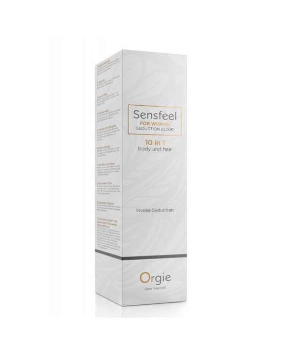 Спрей для тіла та волосся з феромонами - Orgie Sensfeel For Woman Pheromone Seduction Elixir 10 in 1 Спрей для тіла та волосся з феромонами - Orgie Sensfeel For Woman Pheromone Seduction Elixir 10 in 1
