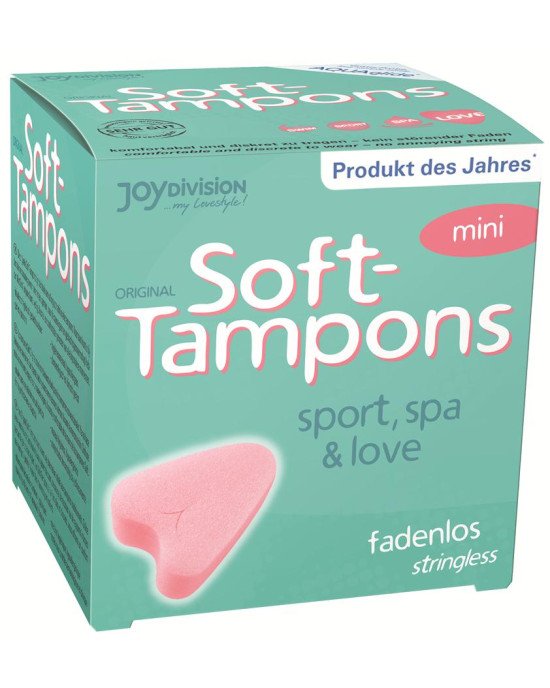 Гігієнічні тампони - Soft-Tampons Mini, 3 шт. Гігієнічні тампони - Soft-Tampons Mini, 3 шт.