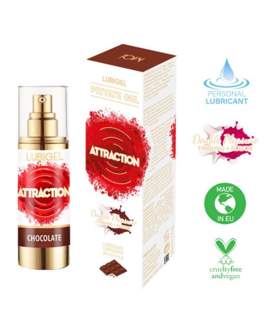Рідкий вібратор - MAI Attraction Intimate Gel With Liquid Vibrator Effect Chocolate, 30 мл Рідкий вібратор - MAI Attraction Intimate Gel With Liquid Vibrator Effect Chocolate, 30 мл