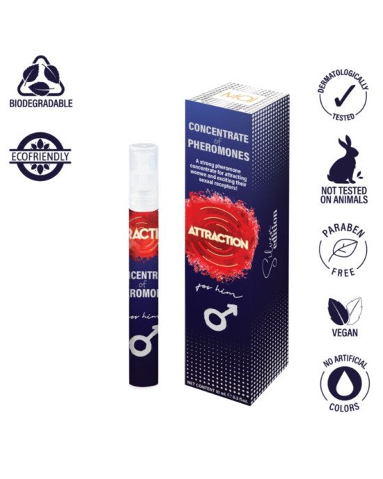 Концентровані феромони для чоловіків - MAI Attraction Concentrated Pheromones For Him, 10 мл Концентровані феромони для чоловіків - MAI Attraction Concentrated Pheromones For Him, 10 мл