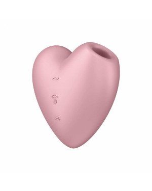 Вакуумний стимулятор - Satisfyer Cutie Heart Light Red