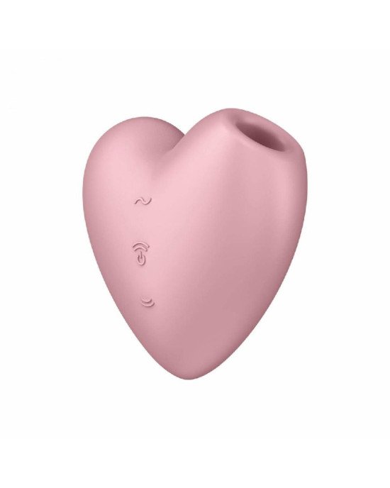 Вакуумний стимулятор - Satisfyer Cutie Heart Light Red Вакуумний стимулятор - Satisfyer Cutie Heart Light Red