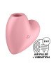 Вакуумний стимулятор - Satisfyer Cutie Heart Light Red Вакуумний стимулятор - Satisfyer Cutie Heart Light Red