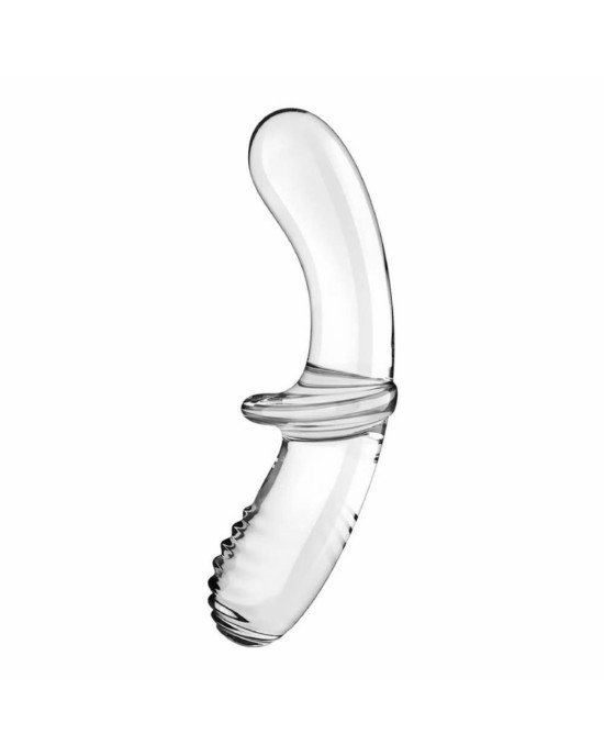 Фалоімітатор - Satisfyer Double Crystal Transparent Фалоімітатор - Satisfyer Double Crystal Transparent