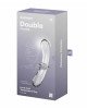 Фалоімітатор - Satisfyer Double Crystal Transparent Фалоімітатор - Satisfyer Double Crystal Transparent