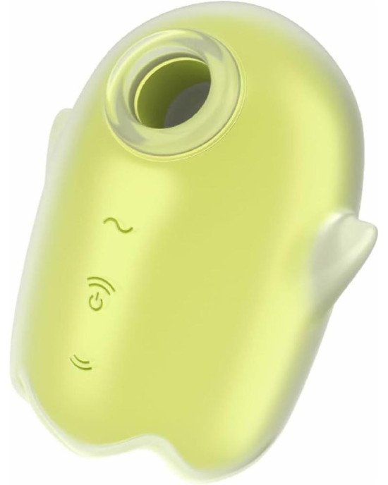 Вакуумний стимулятор - Satisfyer Glowing Ghost Yellow Вакуумний стимулятор - Satisfyer Glowing Ghost Yellow