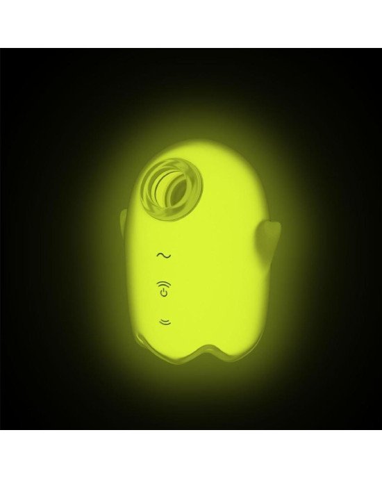 Вакуумний стимулятор - Satisfyer Glowing Ghost Yellow Вакуумний стимулятор - Satisfyer Glowing Ghost Yellow