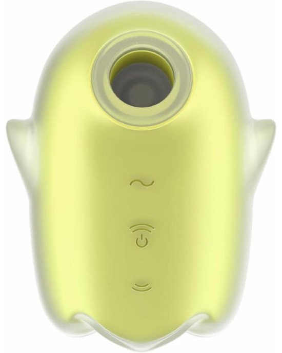 Вакуумний стимулятор - Satisfyer Glowing Ghost Yellow Вакуумний стимулятор - Satisfyer Glowing Ghost Yellow