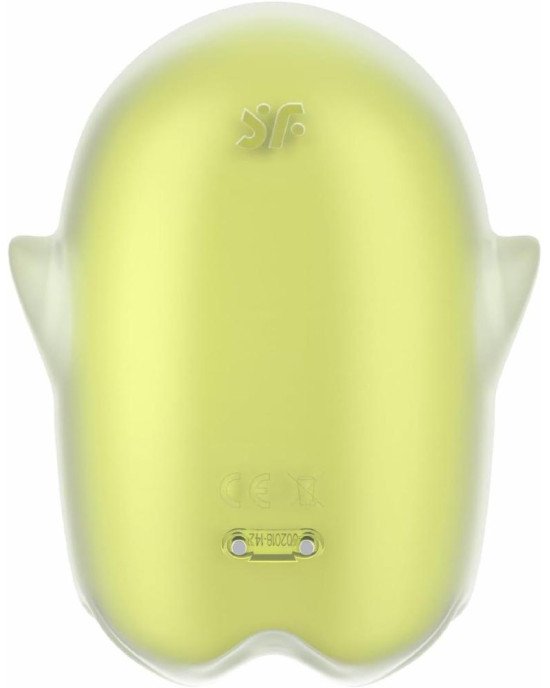 Вакуумний стимулятор - Satisfyer Glowing Ghost Yellow Вакуумний стимулятор - Satisfyer Glowing Ghost Yellow