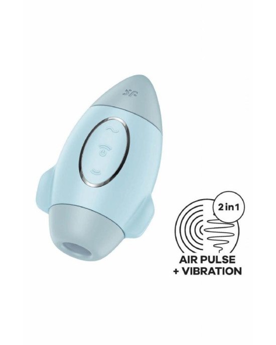 Вакуумний стимулятор - Satisfyer Mission Control Blue Вакуумний стимулятор - Satisfyer Mission Control Blue