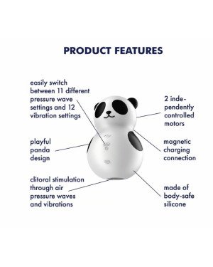 Вакуумний стимулятор - Satisfyer Pocket Panda Вакуумний стимулятор - Satisfyer Pocket Panda