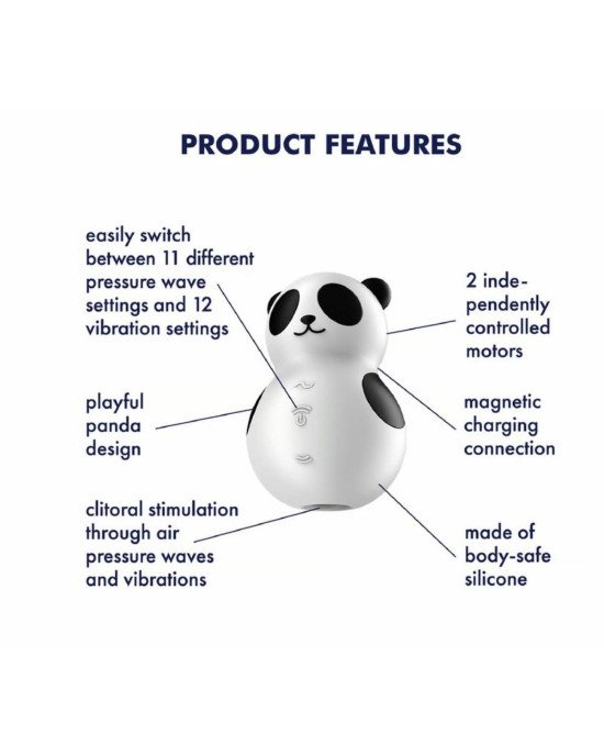 Вакуумний стимулятор - Satisfyer Pocket Panda Вакуумний стимулятор - Satisfyer Pocket Panda