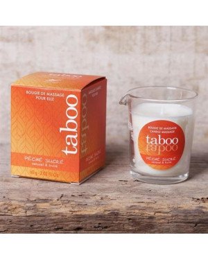 Масажна свічка - TABOO Peche Sucre, 60 г Масажна свічка - TABOO Peche Sucre, 60 г