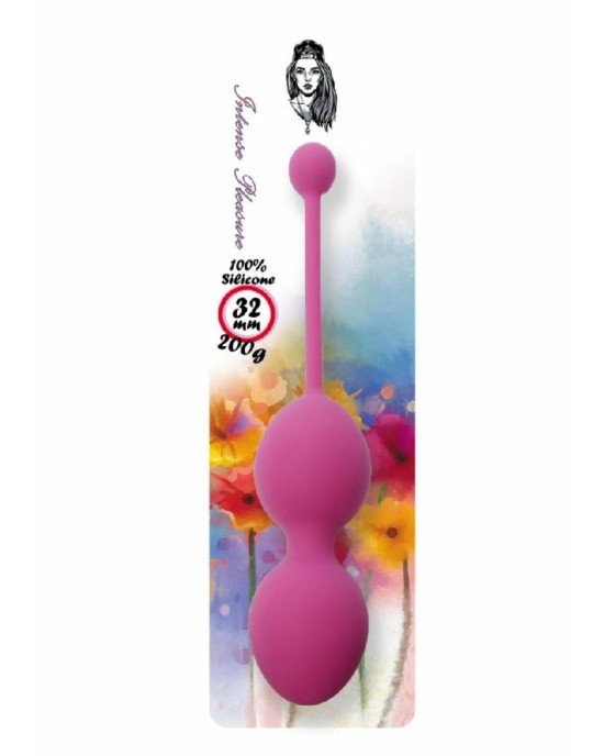 Silicone Kegel Balls 32mm 200g Dark Pink - B - Series Silicone Kegel Balls 32mm 200g Dark Pink - B - Series