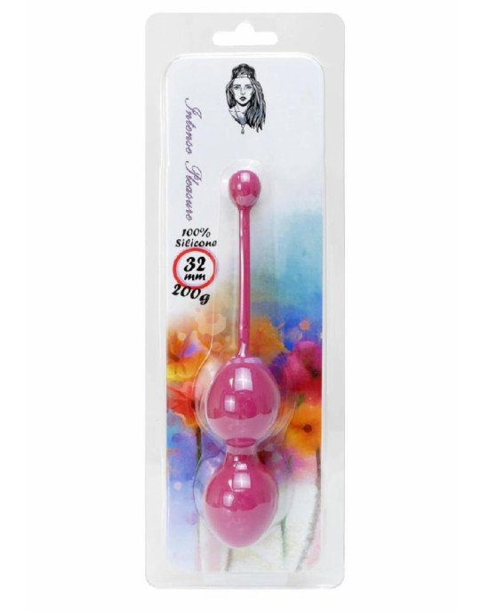 Silicone Kegel Balls 32mm 200g Dark Pink - B - Series Silicone Kegel Balls 32mm 200g Dark Pink - B - Series