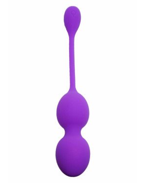 Vibrating Kegel Balls 32mm 80g Purple 10 function USB - B - Series