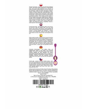 Vibrating Kegel Balls 32mm 80g Purple 10 function USB - B - Series Vibrating Kegel Balls 32mm 80g Purple 10 function USB - B - Series