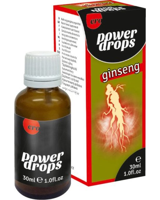 Краплі - Ero Power Drops Ginseng, 30 мл Краплі - Ero Power Drops Ginseng, 30 мл